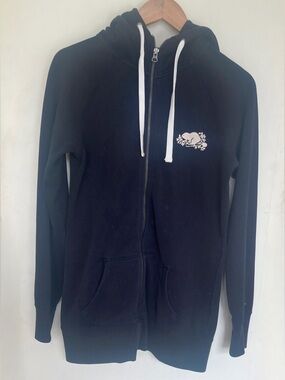 Roots Black Long Hoodie